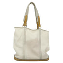PRADA Shoulder Bag Nylon White Silver Auth hk2408-13
