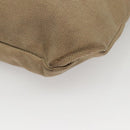 PRADA Shoulder Bag Canvas Beige Auth hk2410-14