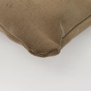 PRADA Shoulder Bag Canvas Beige Auth hk2410-9