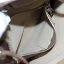 PRADA Shoulder Bag Canvas Beige Auth hk2410-22