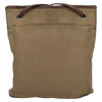 PRADA Shoulder Bag Canvas Beige Auth hk2410 - 0