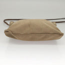 PRADA Shoulder Bag Canvas Beige Auth hk2410-5