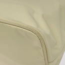 PRADA Hand Bag Nylon White Silver Auth hk2411-15