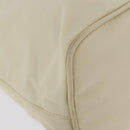 PRADA Hand Bag Nylon White Silver Auth hk2411-15