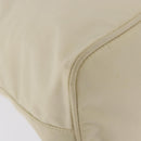 PRADA Hand Bag Nylon White Silver Auth hk2411-17