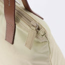 PRADA Hand Bag Nylon White Silver Auth hk2411-18