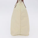 PRADA Hand Bag Nylon White Silver Auth hk2411-6