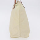 PRADA Hand Bag Nylon White Silver Auth hk2411-7