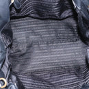 PRADA Hand Bag Leather 2way Black Auth hk2413-11