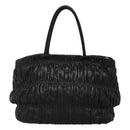 PRADA Hand Bag Leather 2way Black Auth hk2413-2