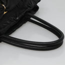PRADA Hand Bag Leather 2way Black Auth hk2413-7