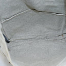 HERMES New Fourre Tout Cabas Tote Bag Canvas Gray Silver Auth hk2416-10