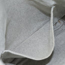 HERMES New Fourre Tout Cabas Tote Bag Canvas Gray Silver Auth hk2416-17