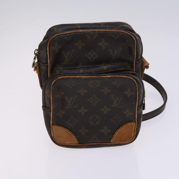LOUIS VUITTON Monogram Vernis Shoulder Bag 5Set Gris LV Auth hk2418