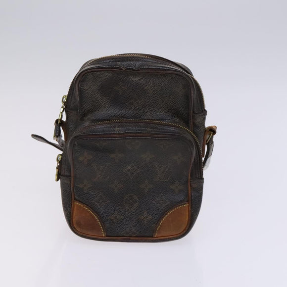 LOUIS VUITTON Monogram Vernis Shoulder Bag 5Set Gris LV Auth hk2418