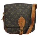 LOUIS VUITTON Monogram Cartouchiere MM Shoulder Bag M51253 LV Auth hk2419-1