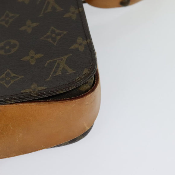LOUIS VUITTON Monogram Cartouchiere MM Shoulder Bag M51253 LV Auth hk2419