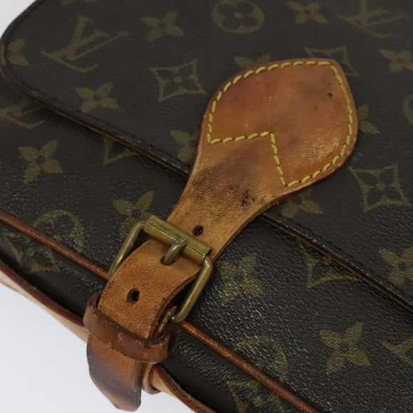 LOUIS VUITTON Monogram Cartouchiere MM Shoulder Bag M51253 LV Auth hk2419