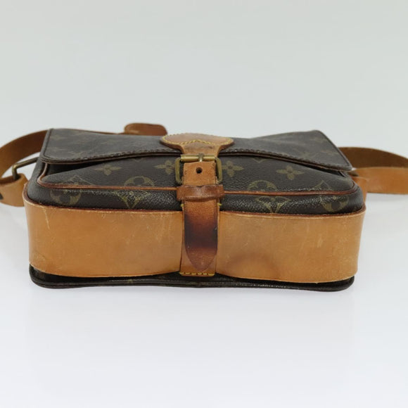 LOUIS VUITTON Monogram Cartouchiere MM Shoulder Bag M51253 LV Auth hk2419