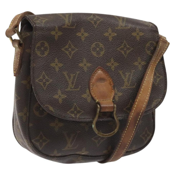 LOUIS VUITTON Monogram Saint Cloud MM Shoulder Bag M51243 LV Auth hk2429