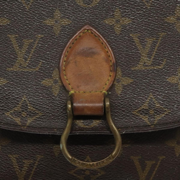 LOUIS VUITTON Monogram Saint Cloud MM Shoulder Bag M51243 LV Auth hk2429