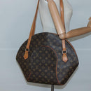 LOUIS VUITTON Monogram Ellipse Shopping Shoulder Bag M51128 LV Auth hk2435-22