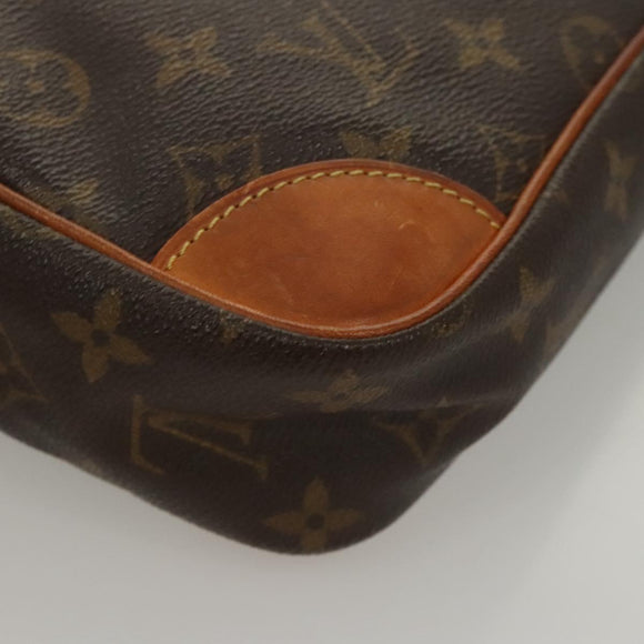 LOUIS VUITTON Monogram Compiegne 28 Clutch Bag M51845 LV Auth hk2440
