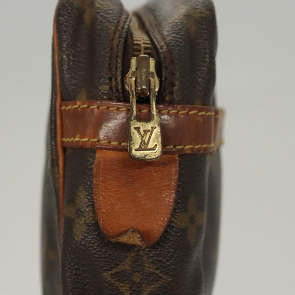 LOUIS VUITTON Monogram Compiegne 28 Clutch Bag M51845 LV Auth hk2440