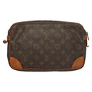 LOUIS VUITTON Monogram Compiegne 28 Clutch Bag M51845 LV Auth hk2440-2