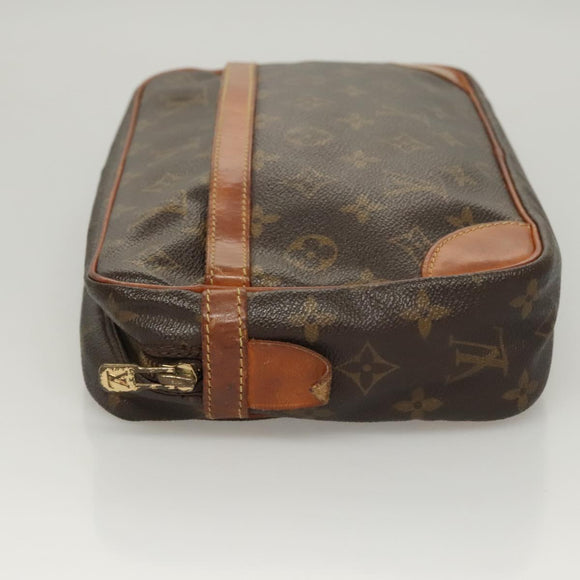 LOUIS VUITTON Monogram Compiegne 28 Clutch Bag M51845 LV Auth hk2440