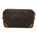LOUIS VUITTON Monogram Compiegne 28 Clutch Bag M51845 LV Auth hk2441-2