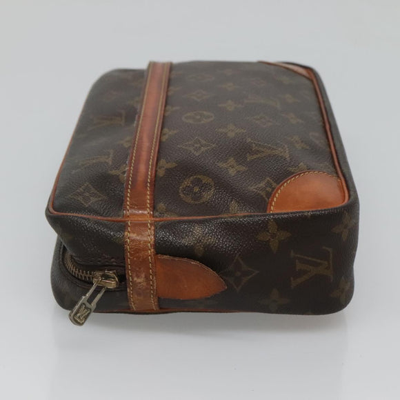 LOUIS VUITTON Monogram Compiegne 28 Clutch Bag M51845 LV Auth hk2441