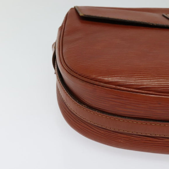 LOUIS VUITTON Epi Jeune FilleMM Shoulder Bag Brown M52153 LV Auth hk2446