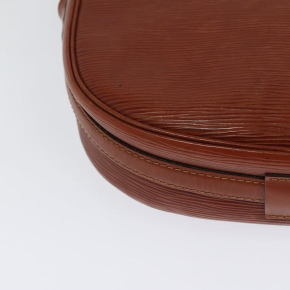 LOUIS VUITTON Epi Jeune FilleMM Shoulder Bag Brown M52153 LV Auth hk2446