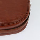 LOUIS VUITTON Epi Jeune FilleMM Shoulder Bag Brown M52153 LV Auth hk2446-16