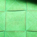 BOTTEGA VENETA MAXI INTRECCIATO Parakeet Small Cassette Bag Leather Auth hk2467-10