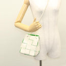 BOTTEGA VENETA MAXI INTRECCIATO Parakeet Small Cassette Bag Leather Auth hk2467-18