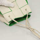 BOTTEGA VENETA MAXI INTRECCIATO Parakeet Small Cassette Bag Leather Auth hk2467-6