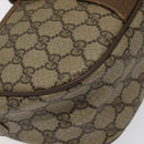 GUCCI GG Supreme Web Sherry Line Bag PVC Beige Gold 89 02 032 Auth hk2475-15