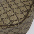 GUCCI GG Supreme Web Sherry Line Bag PVC Beige Gold 89 02 032 Auth hk2475-17