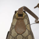 GUCCI GG Supreme Web Sherry Line Bag PVC Beige Gold 89 02 032 Auth hk2475-9