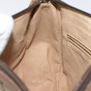 GUCCI GG Supreme Web Sherry Line Bag PVC Beige Gold 89 02 032 Auth hk2475-21