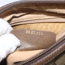 GUCCI GG Supreme Web Sherry Line Bag PVC Beige Gold 89 02 032 Auth hk2475-12