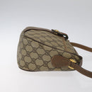 GUCCI GG Supreme Web Sherry Line Bag PVC Beige Gold 89 02 032 Auth hk2475-3