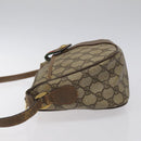 GUCCI GG Supreme Web Sherry Line Bag PVC Beige Gold 89 02 032 Auth hk2475-4