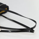 Salvatore Ferragamo Hand Bag Pile Black Gold Auth hk2489-7