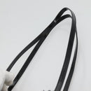 Salvatore Ferragamo Hand Bag Pile Black Gold Auth hk2489-8