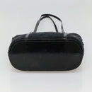 Salvatore Ferragamo Hand Bag Pile Black Gold Auth hk2489-5