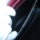 Salvatore Ferragamo Hand Bag Leather 2way Bordeaux Gold Auth hk2490-19