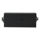 FENDI Box Shoulder Bag Leather Black Silver Auth hk2491-13